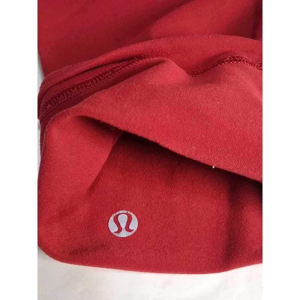 Lululemon Align Red Capri Leggings High Waist Size 8 Athletic Athleisure‎
